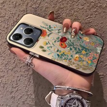 HONTINGA Tecno Spark 20 Pro 5g ile Uyumlu Kılıfı Silikon Kenar Sert Arka Düşüme Önleyici Basitlik Anti Düşme Kamera Korumali Çiçekler Desen Telefon Kılıfı Kadın ve Erkek Için Uygundur K1-0722