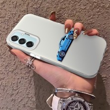 HONTINGA Samsung Galaxy M15 ile Uyumlu Kılıfı Silikon Kenar Sert Arka Düşüme Önleyici Basitlik Anti Düşme Kamera Korumali Bmw Desen Telefon Kılıfı Kadın ve Erkek Için Uygundur K1-0725