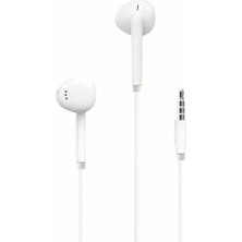 Hype Store H35 Mikrofonlu Kulak Içi Kablolu Kulaklık 3.5mm Beyaz