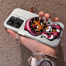 HONTINGA Poco C65 ile Uyumlu Kılıfı Silikon Kenar Sert Arka Düşüme Önleyici Basitlik Anti Düşme Kamera Korumali Öpücük Izi Desen Telefon Kılıfı Kadın ve Erkek Için Uygundur K1-0724