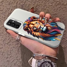 HONTINGA Samsung Galaxy M23 ile Uyumlu Kılıfı Silikon Kenar Sert Arka Düşüme Önleyici Basitlik Anti Düşme Kamera Korumali Pembe Leopar Desen Telefon Kılıfı Kadın ve Erkek Için Uygundur K1-0720