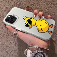 HONTINGA iPhone 14 Pro ile Uyumlu Kılıfı Silikon Kenar Sert Arka Düşüme Önleyici Basitlik Anti Düşme Kamera Korumali Panda Desen Telefon Kılıfı Kadın ve Erkek Için Uygundur K1-0726