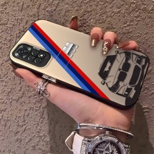 HONTINGA Xiaomi Redmi Note 11 ile Uyumlu Kılıfı Silikon Kenar Sert Arka Düşüme Önleyici Basitlik Anti Düşme Kamera Korumali Bmw Desen Telefon Kılıfı Kadın ve Erkek Için Uygundur K1-0725
