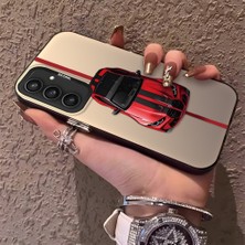 HONTINGA Samsung Galaxy S23 Fe ile Uyumlu Kılıfı Silikon Kenar Sert Arka Düşüme Önleyici Basitlik Anti Düşme Kamera Korumali Bmw Desen Telefon Kılıfı Kadın ve Erkek Için Uygundur K1-0717
