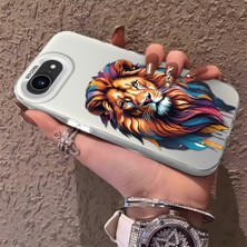 HONTINGA iPhone 16E ile Uyumlu Kılıfı Silikon Kenar Sert Arka Düşüme Önleyici Basitlik Anti Düşme Kamera Korumali Pembe Leopar Desen Telefon Kılıfı Kadın ve Erkek Için Uygundur K1-0720