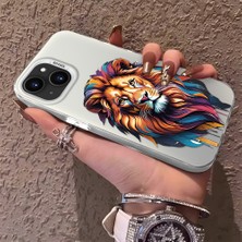 HONTINGA iPhone 15 ile Uyumlu Kılıfı Silikon Kenar Sert Arka Düşüme Önleyici Basitlik Anti Düşme Kamera Korumali Pembe Leopar Desen Telefon Kılıfı Kadın ve Erkek Için Uygundur K1-0720