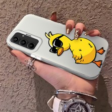 HONTINGA Samsung Galaxy A25 ile Uyumlu Kılıfı Silikon Kenar Sert Arka Düşüme Önleyici Basitlik Anti Düşme Kamera Korumali Panda Desen Telefon Kılıfı Kadın ve Erkek Için Uygundur K1-0726