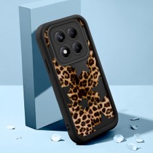 HONTINGA Xiaomi Redmi Note 14 Pro Plus ile Uyumlu Kılıfı Düşüme Önleyici Basitlik Anti Düşme Kamera Korumali Pembe Yıldız Desen Siyah Yumuşak Silikon Telefon Kılıfı Kadın ve Erkek Için Uygundur K2-0404
