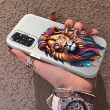 HONTINGA Xiaomi Redmi Note 11S ile Uyumlu Kılıfı Silikon Kenar Sert Arka Düşüme Önleyici Basitlik Anti Düşme Kamera Korumali Pembe Leopar Desen Telefon Kılıfı Kadın ve Erkek Için Uygundur K1-0720