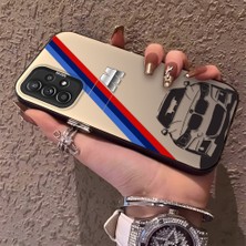 HONTINGA Samsung Galaxy A52S ile Uyumlu Kılıfı Silikon Kenar Sert Arka Düşüme Önleyici Basitlik Anti Düşme Kamera Korumali Bmw Desen Telefon Kılıfı Kadın ve Erkek Için Uygundur K1-0725