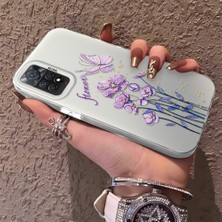 HONTINGA Xiaomi Redmi Note 11 Pro 5g ile Uyumlu Kılıfı Silikon Kenar Sert Arka Düşüme Önleyici Basitlik Anti Düşme Kamera Korumali Çiçekler Desen Telefon Kılıfı Kadın ve Erkek Için Uygundur K1-0722