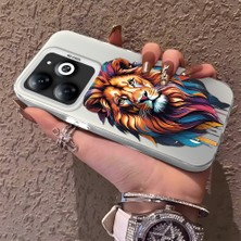 HONTINGA Infinix Smart 8 Pro ile Uyumlu Kılıfı Silikon Kenar Sert Arka Düşüme Önleyici Basitlik Anti Düşme Kamera Korumali Pembe Leopar Desen Telefon Kılıfı Kadın ve Erkek Için Uygundur K1-0720