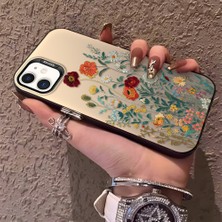 HONTINGA iPhone 12 Pro ile Uyumlu Kılıfı Silikon Kenar Sert Arka Düşüme Önleyici Basitlik Anti Düşme Kamera Korumali Çiçekler Desen Telefon Kılıfı Kadın ve Erkek Için Uygundur K1-0722