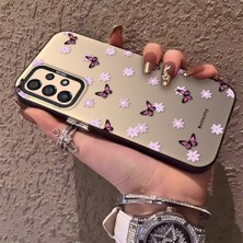 HONTINGA Samsung Galaxy A33 ile Uyumlu Kılıfı Silikon Kenar Sert Arka Düşüme Önleyici Basitlik Anti Düşme Kamera Korumali Küçük Kelebek Desen Telefon Kılıfı Kadın ve Erkek Için Uygundur K1-0718