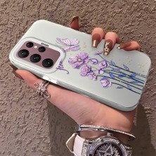 HONTINGA Samsung Galaxy S22 Ultra ile Uyumlu Kılıfı Silikon Kenar Sert Arka Düşüme Önleyici Basitlik Anti Düşme Kamera Korumali Çiçekler Desen Telefon Kılıfı Kadın ve Erkek Için Uygundur K1-0722