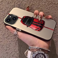 HONTINGA iPhone 14 Plus ile Uyumlu Kılıfı Silikon Kenar Sert Arka Düşüme Önleyici Basitlik Anti Düşme Kamera Korumali Bmw Desen Telefon Kılıfı Kadın ve Erkek Için Uygundur K1-0717