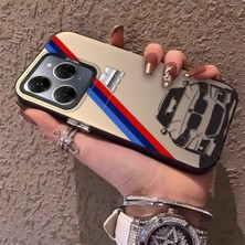 HONTINGA Tecno Spark 20 Pro ile Uyumlu Kılıfı Silikon Kenar Sert Arka Düşüme Önleyici Basitlik Anti Düşme Kamera Korumali Bmw Desen Telefon Kılıfı Kadın ve Erkek Için Uygundur K1-0725