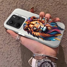 HONTINGA Xiaomi Redmi Note 14 4g ile Uyumlu Kılıfı Silikon Kenar Sert Arka Düşüme Önleyici Basitlik Anti Düşme Kamera Korumali Pembe Leopar Desen Telefon Kılıfı Kadın ve Erkek Için Uygundur K1-0720