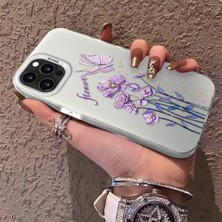 HONTINGA iPhone 14 Pro ile Uyumlu Kılıfı Silikon Kenar Sert Arka Düşüme Önleyici Basitlik Anti Düşme Kamera Korumali Çiçekler Desen Telefon Kılıfı Kadın ve Erkek Için Uygundur K1-0722