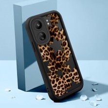 HONTINGA Poco C65 ile Uyumlu Kılıfı Düşüme Önleyici Basitlik Anti Düşme Kamera Korumali Pembe Yıldız Desen Siyah Yumuşak Silikon Telefon Kılıfı Kadın ve Erkek Için Uygundur K2-0404