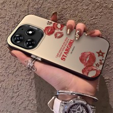HONTINGA Tecno Spark 10 Pro 4g ile Uyumlu Kılıfı Silikon Kenar Sert Arka Düşüme Önleyici Basitlik Anti Düşme Kamera Korumali Öpücük Izi Desen Telefon Kılıfı Kadın ve Erkek Için Uygundur K1-0724