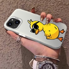 HONTINGA iPhone 13 ile Uyumlu Kılıfı Silikon Kenar Sert Arka Düşüme Önleyici Basitlik Anti Düşme Kamera Korumali Panda Desen Telefon Kılıfı Kadın ve Erkek Için Uygundur K1-0726