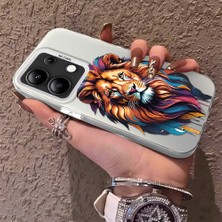 HONTINGA Xiaomi Redmi Note 13 ile Uyumlu Kılıfı Silikon Kenar Sert Arka Düşüme Önleyici Basitlik Anti Düşme Kamera Korumali Pembe Leopar Desen Telefon Kılıfı Kadın ve Erkek Için Uygundur K1-0720