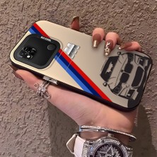 HONTINGA Xiaomi Redmi 10A ile Uyumlu Kılıfı Silikon Kenar Sert Arka Düşüme Önleyici Basitlik Anti Düşme Kamera Korumali Bmw Desen Telefon Kılıfı Kadın ve Erkek Için Uygundur K1-0725