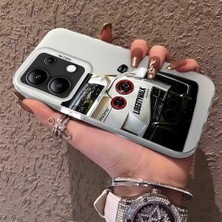 HONTINGA Xiaomi Redmi Note 13 4g ile Uyumlu Kılıfı Silikon Kenar Sert Arka Düşüme Önleyici Basitlik Anti Düşme Kamera Korumali Bmw Desen Telefon Kılıfı Kadın ve Erkek Için Uygundur K1-0717