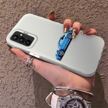 HONTINGA Samsung Galaxy M23 ile Uyumlu Kılıfı Silikon Kenar Sert Arka Düşüme Önleyici Basitlik Anti Düşme Kamera Korumali Bmw Desen Telefon Kılıfı Kadın ve Erkek Için Uygundur K1-0725