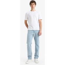 DeFacto Sergio Regular Fit Normal Bel Boru Paça Düz Paça Jean Pantolon E1936AX26SP