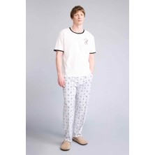 DeFacto Snoopy Regular Fit Kısa Kollu 2'li Takım G8904AX26SP
