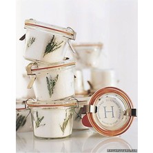 Feyza Design 3'lü 80 ml Şeffaf Cam Kavanoz Seti, Çok Amaçlı Kullanım Için Mükemmel