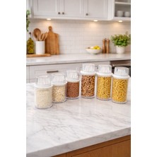Feyza Design Pratik Saklama Kabı Seti, 900-1300ML, 6'lı, Dayanıklı ve Şık Tasarım