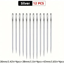 Alfa Life Marketing 12 Adet Kolay Iplik Geçirilen Iğne Seti