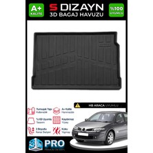 S-Dizayn Renault Megane 2 HB 3D Pro Bagaj Havuzu 2002-2009 A+ Kalite