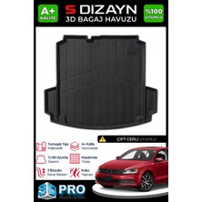 S-Dizayn VW Jetta 3D Pro Bagaj Havuzu Cepli 2011 Üzeri A+ Kalite
