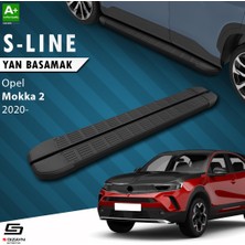 S-Dizayn Opel Mokka 2 S-Line Siyah Yan Basamak 173 Cm 2020 Üzeri A+ Kalite