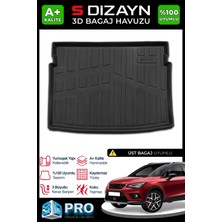 S-Dizayn Seat Arona 3D Pro Bagaj Havuzu Üst Bagaj 2017 Üzeri A+ Kalite