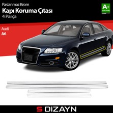 S-Dizayn Audi A6 Kapı Koruma Çıtası Krom 2012-2018