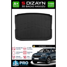 S-Dizayn Skoda Karoq 3D Pro Bagaj Havuzu Alt Bagaj 2017 Üzeri A+ Kalite