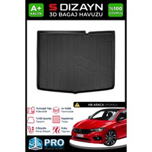 S-Dizayn Fiat Egea HB 3D Pro Bagaj Havuzu 2015 Üzeri A+ Kalite