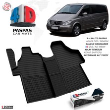 S-Dizayn Mercedes Vito W639 4D Havuzlu Paspas 2004-2014