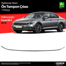 S-Dizayn VW Passat B8.5 Krom Ön Tampon Çıtası 2019-2023