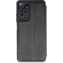 Eco Port Xiaomi Redmi Note 12 Pro 4g Kılıf Flip Cover - Siyah