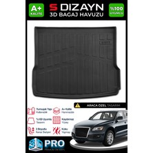 S-Dizayn Audi Q5 3D Pro Bagaj Havuzu 2009-2017 A+ Kalite