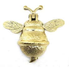 Eco Port Antika Tarz Dekoratif Pirinç Arı Kapı Tokmağı, Taktak - Büyük, 163X150MM, Sarı