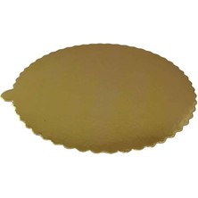 Marifetlerim - Altın Rengi Karton Pasta Altlığı 28 cm 1 Adet