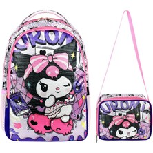 Roxy Simli Kuromi Ilkokul ve Beslenme Çantası Seti