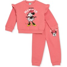 Disney Mickie & Minnie - Dısney Mickie & Minnie - Dısney, Kız, Eşofman Takımı, Lisans Baskılı, Bisiklet Yaka, Uzun Paça, Uzun Kol